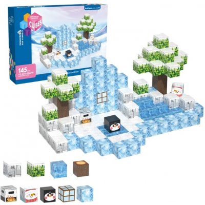 iMex Toys Magnetická stavebnice 145 ks ve stylu minecraft – Hledejceny.cz