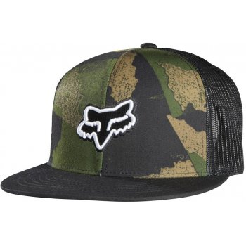 Fox Carnage Camo Snapback Hat Black