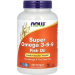 NOW Foods Super Omega 3-6-9 1200 mg 180 kapslí – Hledejceny.cz