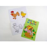 Omalovánka A5 Zvířátka ze dvorku – Zboží Mobilmania