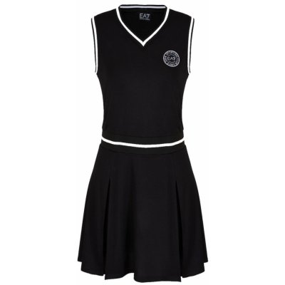 EA7 Woman Jersey Dress black