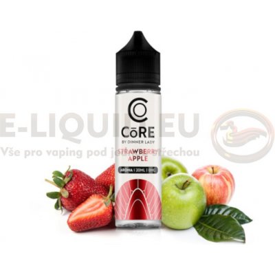 Dinner Lady Strawberry Apple Shake & Vape 20 ml – Zboží Dáma