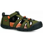 Keen Seacamp II Cnx Children dark olive/gold flame – Zboží Dáma