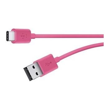 Belkin F2CU033bt06-PNK USB-C to MicroUSB, 1.8m, růžový