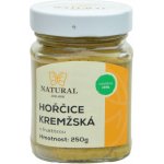Natural Hořčice kremžská s fruktozou 250g – Sleviste.cz