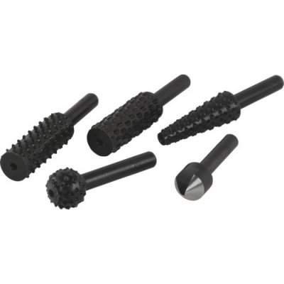 Rašple a záhlubník Wolfcraft na dřevo a kov set 5ks – HobbyKompas.cz