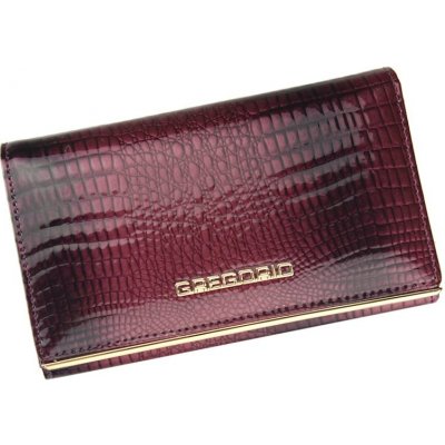 Gregorio Dámská lesklá kožená peněženka SLL 101 fialová – Zbozi.Blesk.cz