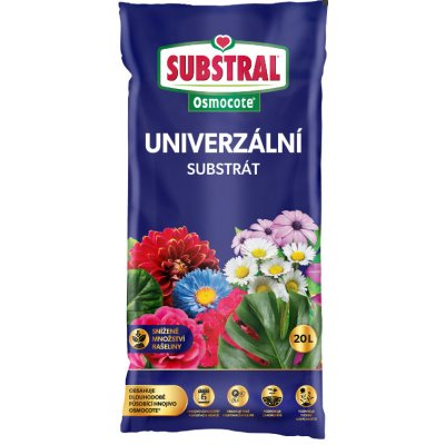 Substral Substrát s hnojivem Osmocote univerzální 20 l – Zboží Dáma