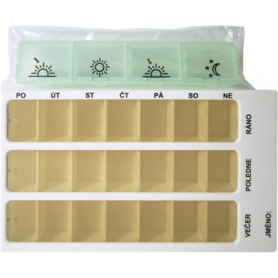 Final dávkovač léků + dávkovač léků denní – Zboží Dáma