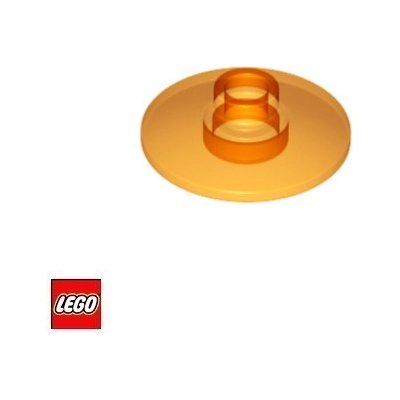 LEGO® 4740 TALÍŘ 2x2 průhledný Oranžová – Zboží Mobilmania