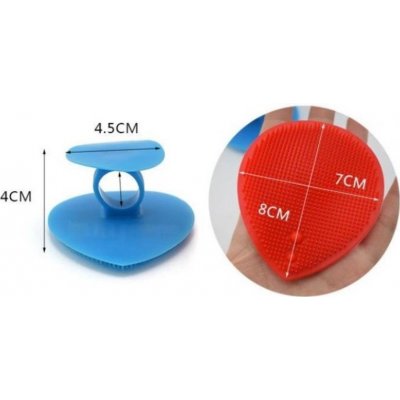 Dudlu Silikonová houba na mytí a masáž obličeje modrá – Zbozi.Blesk.cz