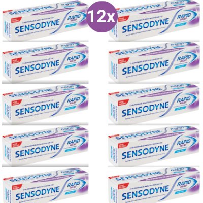 Sensodyne Rapid Cool Mint 12 x 75 ml – Hledejceny.cz