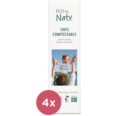 ECO by Naty Sáčky na použité pleny 50 ks 4x – Hledejceny.cz