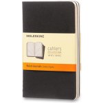 Moleskine Sešity Cahier S linkované 3 ks černý – Sleviste.cz