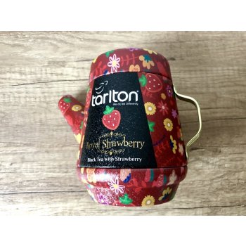 Tarlton Tea Pot Royal Strawberry Black Tea plech 100 g