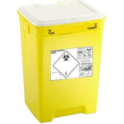 HTI Nádoba na nemocniční odpad PACAZUR 50 l, bílé víko – Zboží Dáma