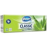 Ooops! Classic papírové kapesníčky aloe vera 3-vrstvé 10x10 ks – Zboží Dáma