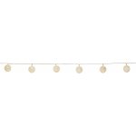 OBI LED světelný řetěz kovové koule ve stříbrné barvě 10 LED diod teplá bílá – Hledejceny.cz