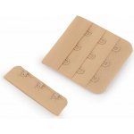 Zapínání na podprsenky, body šíře 50 mm trojřadé - tělová (10 pár) – Zboží Dáma