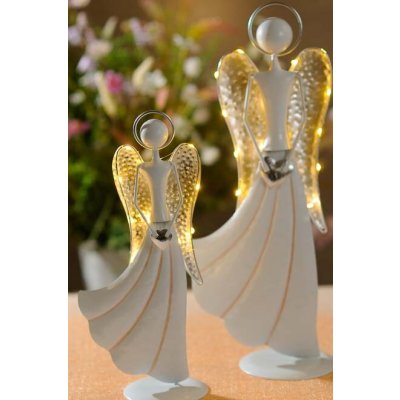 Paramit IGOR Kovový anděl 32 cm svítící křídla – Zboží Dáma