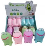 Míček antistresový mačkací antistresový balonek příšerka 4 barvy Světlo – Zboží Mobilmania