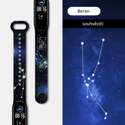 Xiaomi Mi Band 3/4 náhradní náramek Znamení zvěrokruhu Beran MBSCZ-34ZNA04 – Zboží Živě
