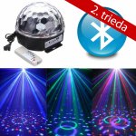 Jenifer LED disko koule 6x3W RGBW USB MP3 BLUETOOTH s dálkovým ovládáním – Zbozi.Blesk.cz