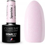 Claresa SoakOff UV/LED Color Sparkle gelový lak na nehty odstín 2 5 g – Zboží Mobilmania