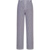 Kuchařské kalhoty PortWest C079CHRM Bromley Chefs Blue Check modré M