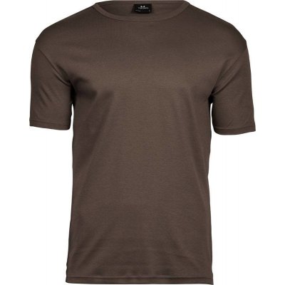 Tee Jays 520 pánské tričko Interlock hnědá kit
