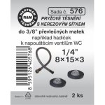 HARTMAN těsnění s tvarovaným nerezovým sítkem 1/4", sada č. 576 – Zboží Mobilmania