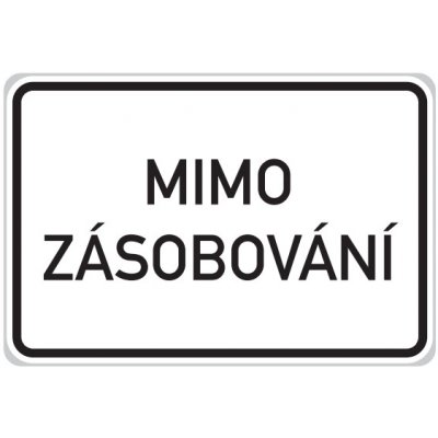 Text nebo symbol - E13 (500x300mm) – Zboží Dáma