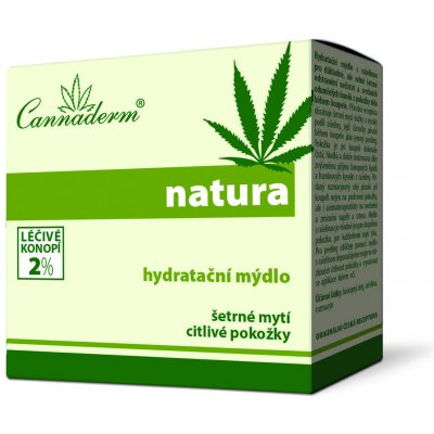 Cannaderm Natura hydratační mýdlo 100 g – Zboží Dáma