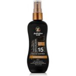 Australian Gold Instant Bronzer ochranný sprej na opalování s bronzerem SPF15 100 ml – Zboží Mobilmania