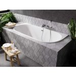 BESCO vana VICA SLIM+ bílá, sifon se štěrbinovým přepadem Barva sifonu Chrom, Nožičky k vaně S nožičkami, Rozměr vany 170 × 80 VANVIC170SLIM+OLVPINOZ – Zboží Dáma