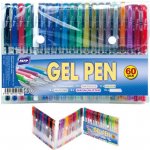 MFP 6001144 gelové pero set 1102-1012M mix 60 ks – Zboží Dáma