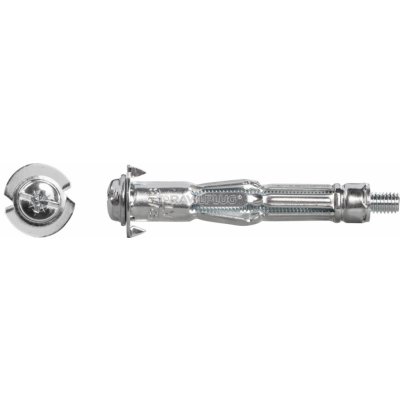 RAWLPLUG Kotva rozpěrná do sádrokartonu SM 12 mm se šroubem; M6 x 37 mm – Zbozi.Blesk.cz