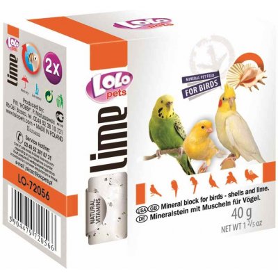 Lolo Pets Lime minerální kámen s mušlemi 40 g