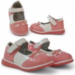 Dětské balerínky lakované na suchý zip kožená stélka 6485 – Zboží Dáma