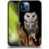 Pouzdro a kryt na mobilní telefon Apple Pouzdro Head Case Apple iPhone 12 / 12 Pro DIVOČINA – SOVA