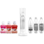 SodaStream Gaia White + Lahev TriPack + MALINA, JAHODA, ZAHRADNÍ OVOCE – Hledejceny.cz