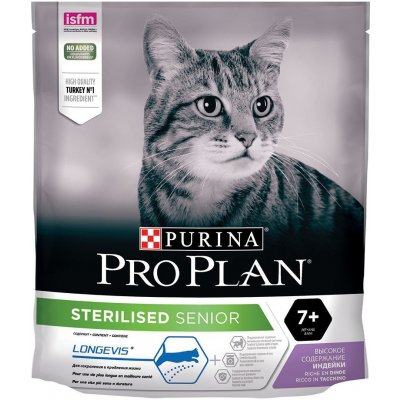 Pro Plan Cat Sterilised Senior Turkey 3 x 3 kg – Zboží Mobilmania