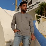 Iron Aesthetics tričko s dlouhým rukávem a kapucí Favor šedé – Sleviste.cz