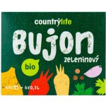 Country Life Bio Bujon zeleninový kostky 66 g – Zbozi.Blesk.cz