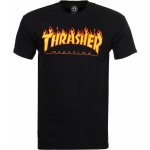 Thrasher triko Flame Logo Black – Hledejceny.cz