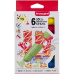 Bruynzeel Sada kvašových tyčinek pro děti, základní odstíny, 6 ks – Zboží Dáma