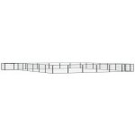 vidaXL 28panelová ohrádka pro psy černá 100 x 50 cm práškovaná ocel – Hledejceny.cz