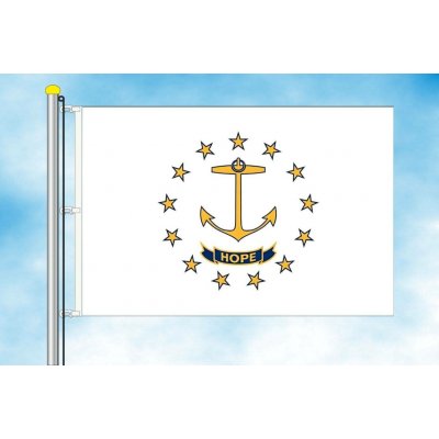 LIBEA, s.r.o. Rhode Island vlajka Rozměr: 40×60 cm, Uchycení: Karabiny na stožár – Hledejceny.cz