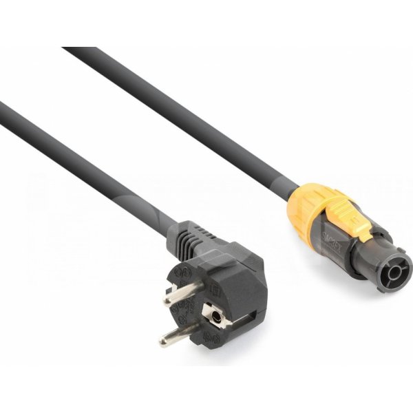 Napájecí kabel Power Dynamics CX14-1 Power Connector TR IP65 Schuko Cable 1,5M