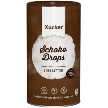 Dark Chocolate Drops Xucker horká čokoláda 200 g